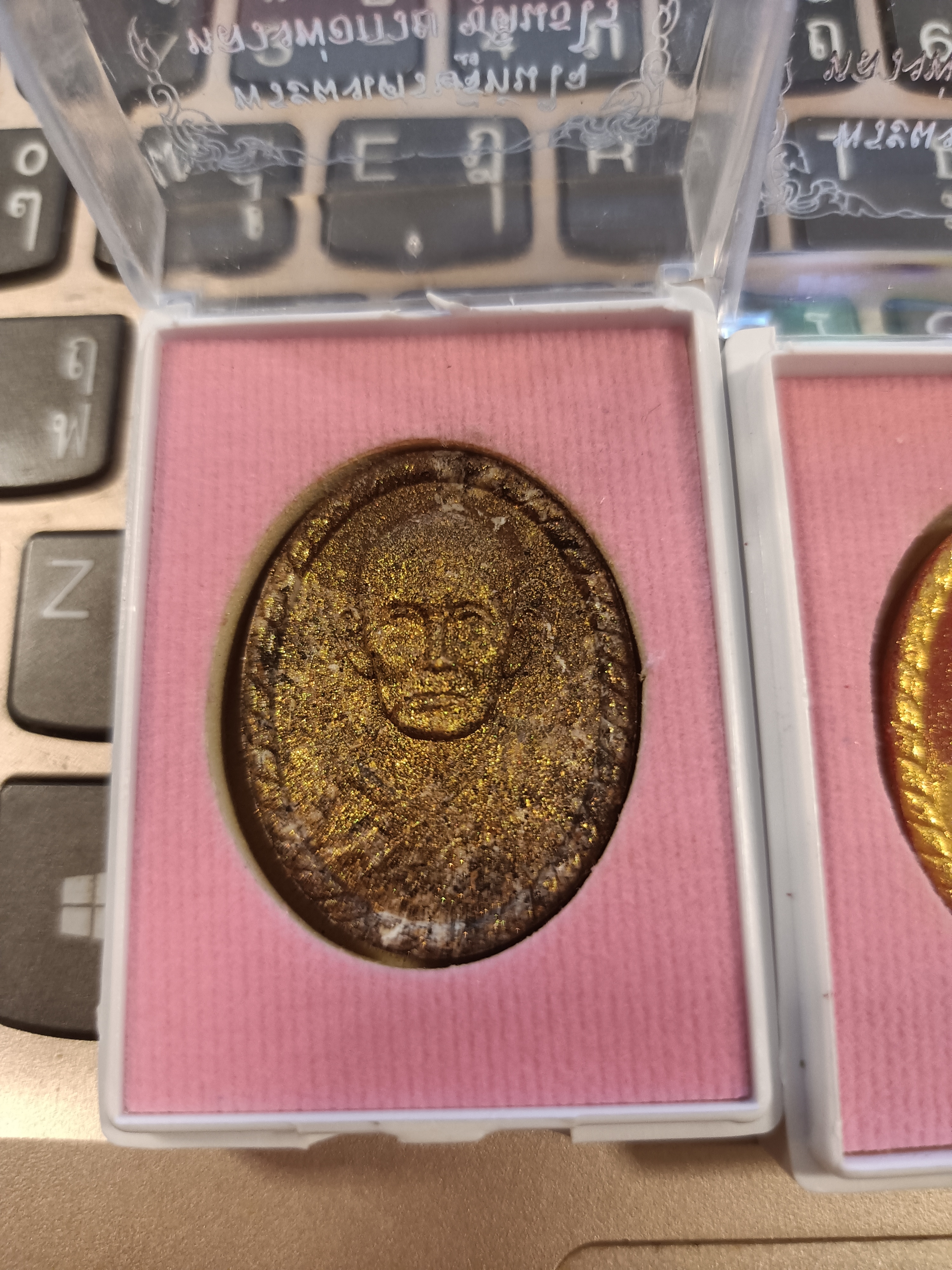 พระผงเศรษฐีทันใจหลวงพ่อกวย ชุดกรรมการ วัดเดิมบาง ลพ.เล็กเสก