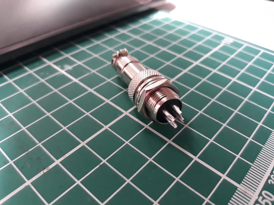 GX12 Male + Female 12mm Connector 4PIN