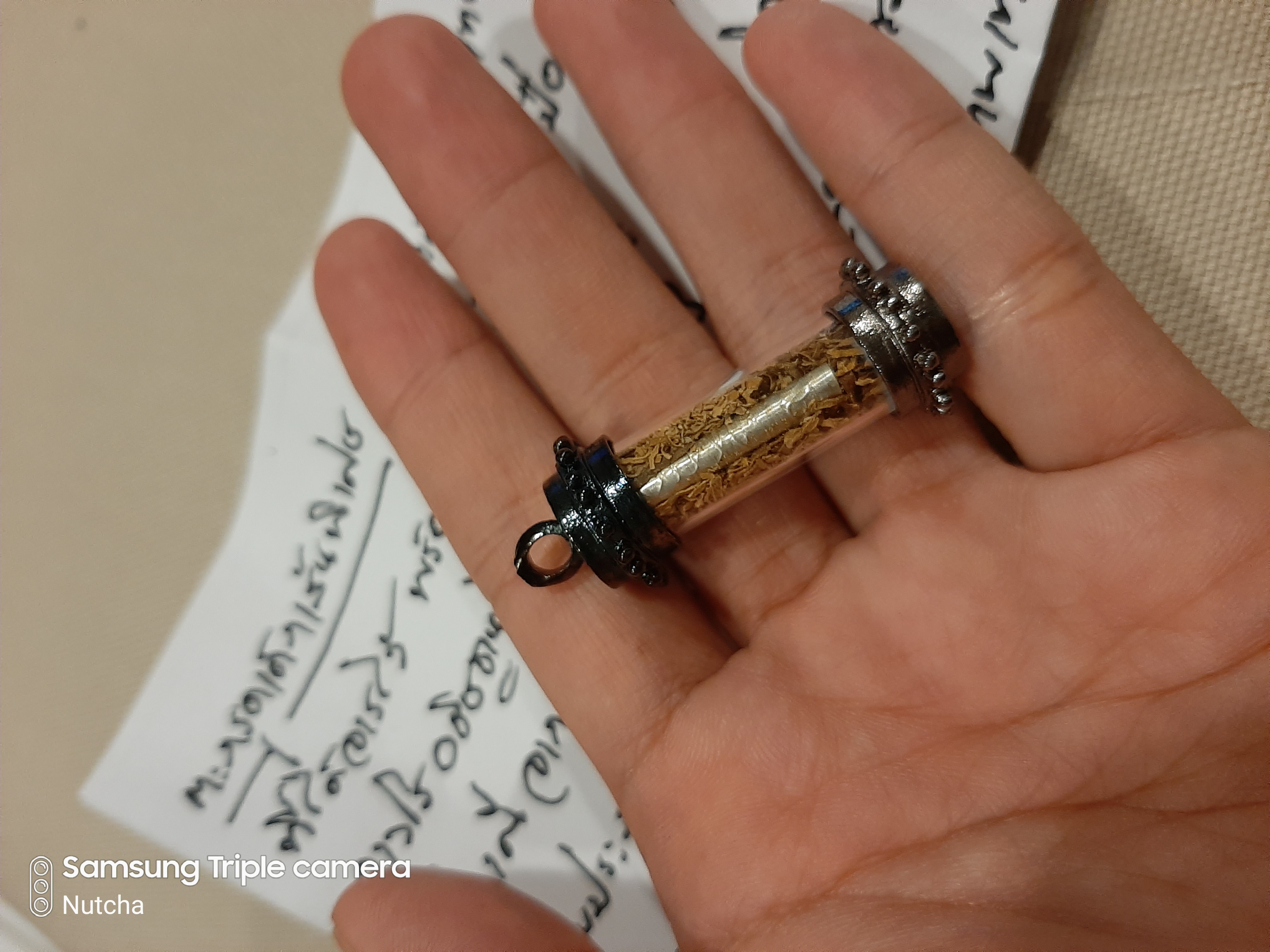 ตะกรุดเด็กเส้น เสกงานไหว้ครูเสาร์ 5 พิธีเป่ายันต์ 4 ยันต์ ลพ.เอก