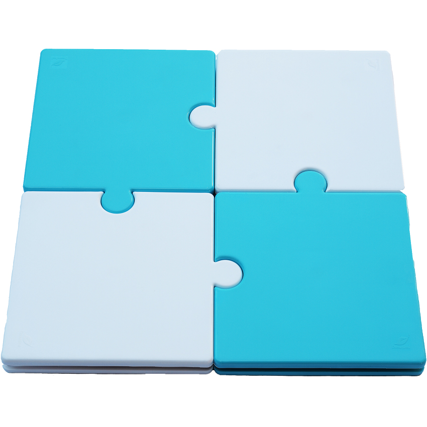 ชุดเซ็ต 4 แผ่น AntPad ฟ้า-ขาว