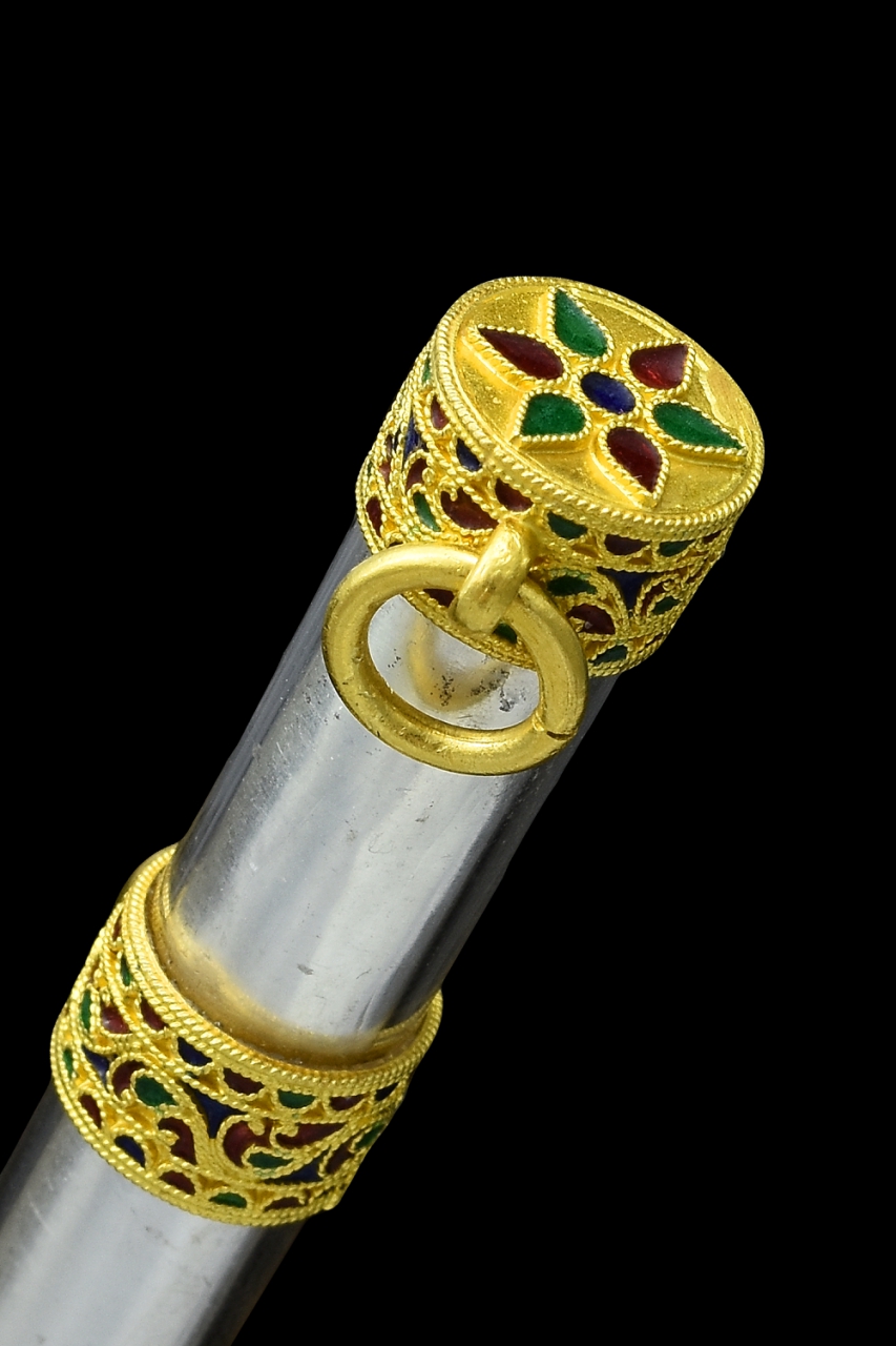 เหรียญพระอุปัชฌาย์ & ตะกรุดมหาสะท้อน รุ่น 5 เลี่ยมทอง