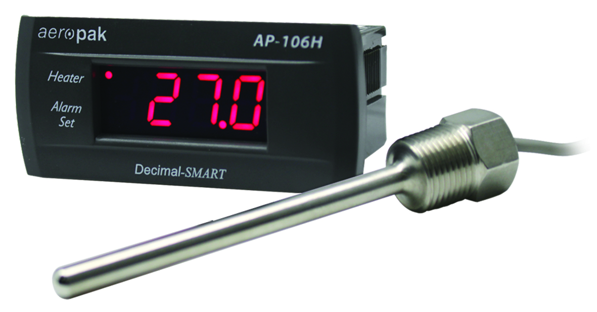 เครื่องวัด-ควบคุมอุณหภูมิแบบติดแผง Aeropak รุ่น AP-106H (Temperature indicating controllers)
