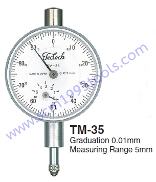 TECLOCK เทคลอค รุ่น TM-35 เกจตั้งศูนย์ Dial Gauge