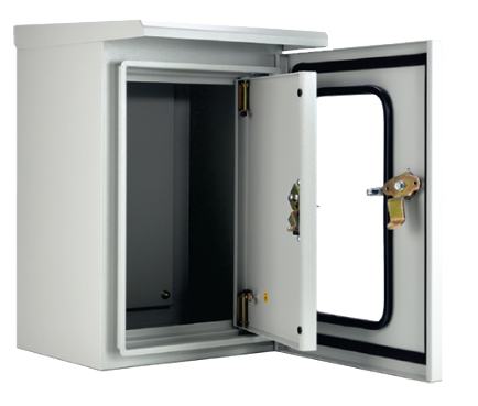 KBSG ตู้ไฟสวิทช์บอร์ดไซส์มาตรฐานแบบกันน้ำมีหลังคา ฝา 2 ชั้น (ฝานอกกระจก)