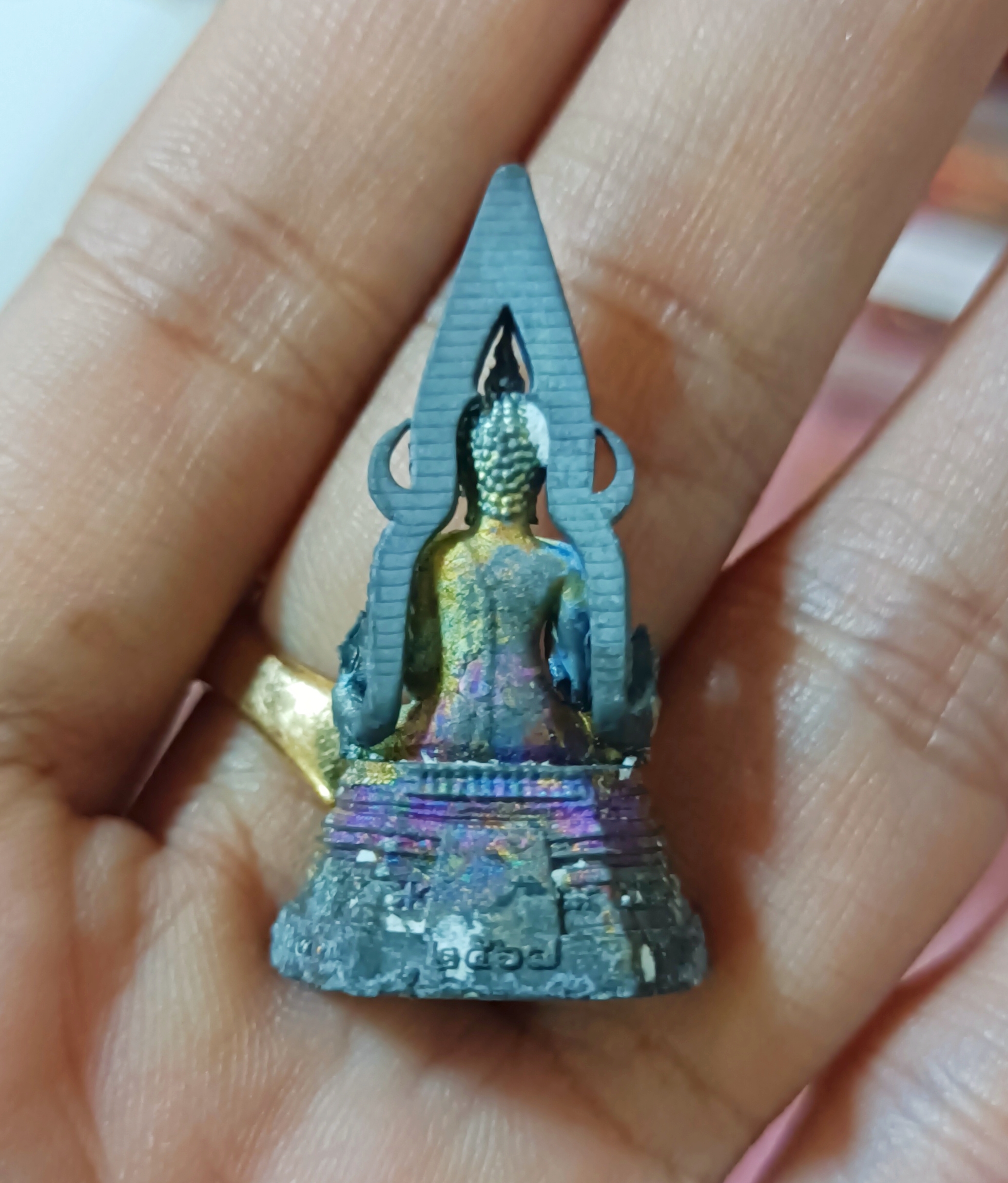 สมเด็จองค์ปฐมเนื้อรวมแร่ (องค์ 1) รุ่น ชนะมาร หลวงพ่อหนุน ปี 67