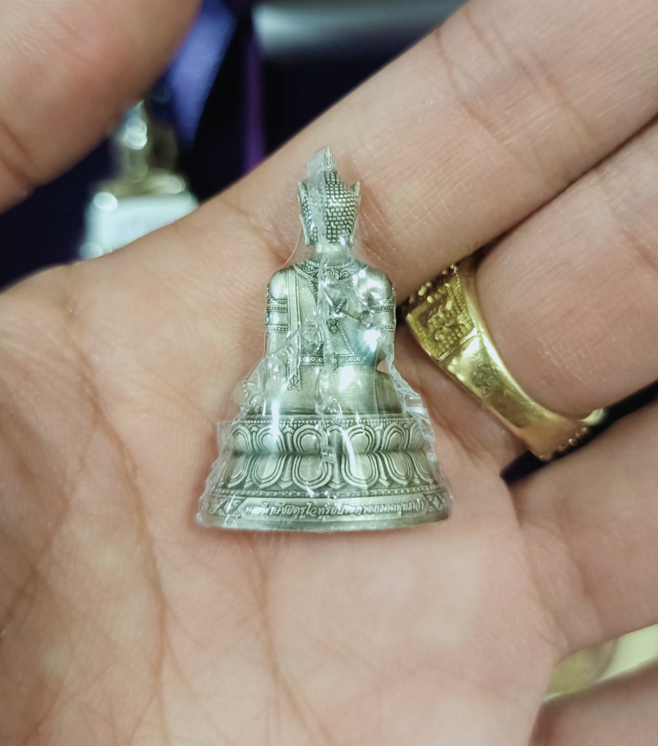 พระไภษัชยคุรุไวฑูรยประภาตถาคตพุทธเจ้า เนือเงิน ปี ๖๕ สมเด็จพระสังฆราชสกลมหาสังฆปริณายก