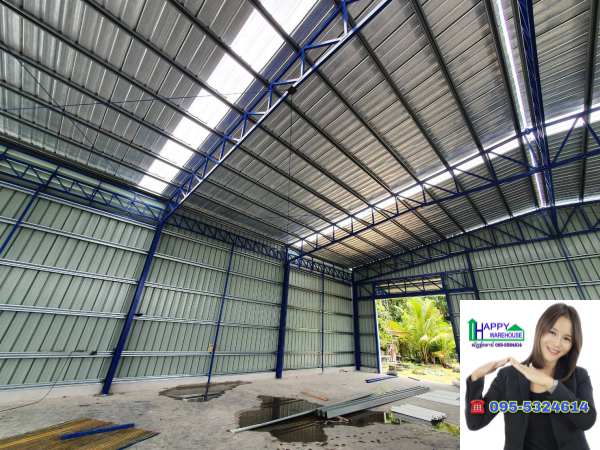รับสร้างโกดัง สิงห์บุรี ขนาด20x30x6.00 เมตร
