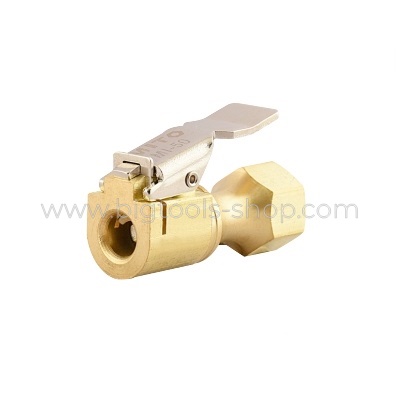 MITO : หัวเติมลม แบบสั้น มีล็อค เกลียวในขนาด 1/4" PF (MI-50)