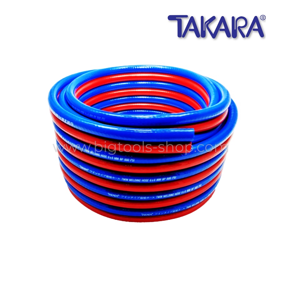 Takara : สายเชื่อมคู่ยาง 1/4" รุ่นมอก. (TIS-Series)