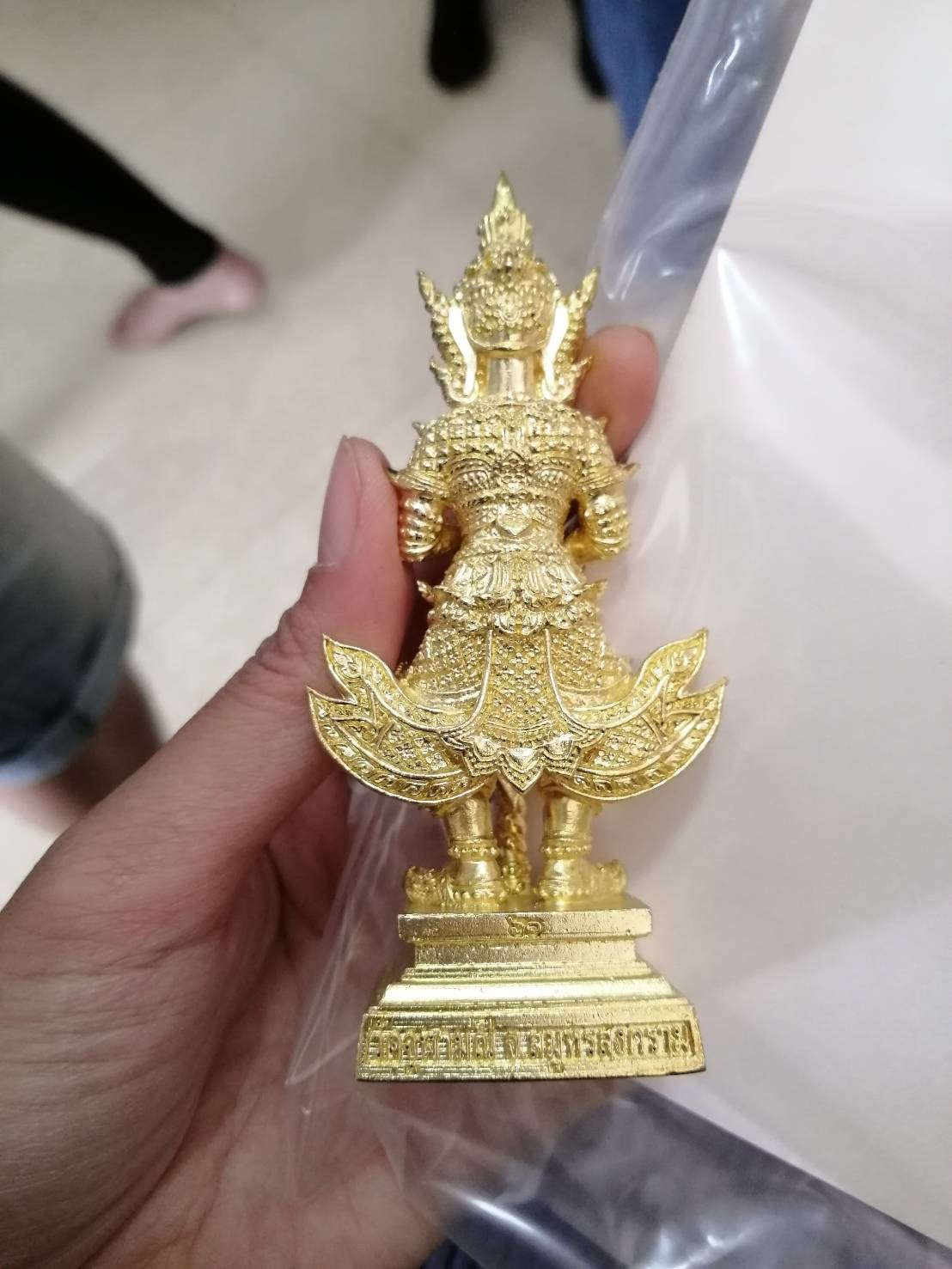 พระบูชาท้าวเวสสุวรรณหน้าเทวดา สูง 4 นิ้ว ลพ.อิฏฐ์ วัดจุฬามนี