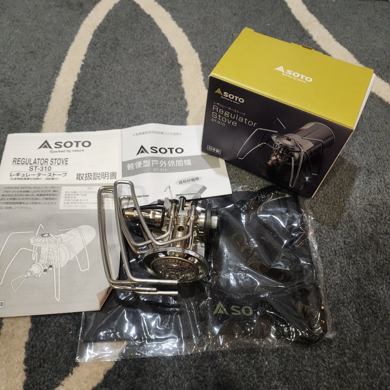เตาแมงมุม SOTO ST-310 Regulator เตาแก๊สแคมป์ปิ้ง เตาแก๊สเดินป่า ของใหม่ ของแท้ พร้อมส่งจากไทย