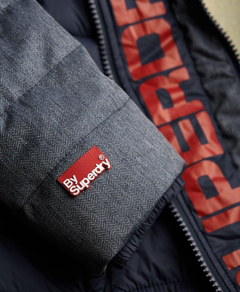 เสื้อกันหนาว Superdry Fuji Mix Double Zip Hooded Jacket - Navy ของแท้ พร้อมส่ง