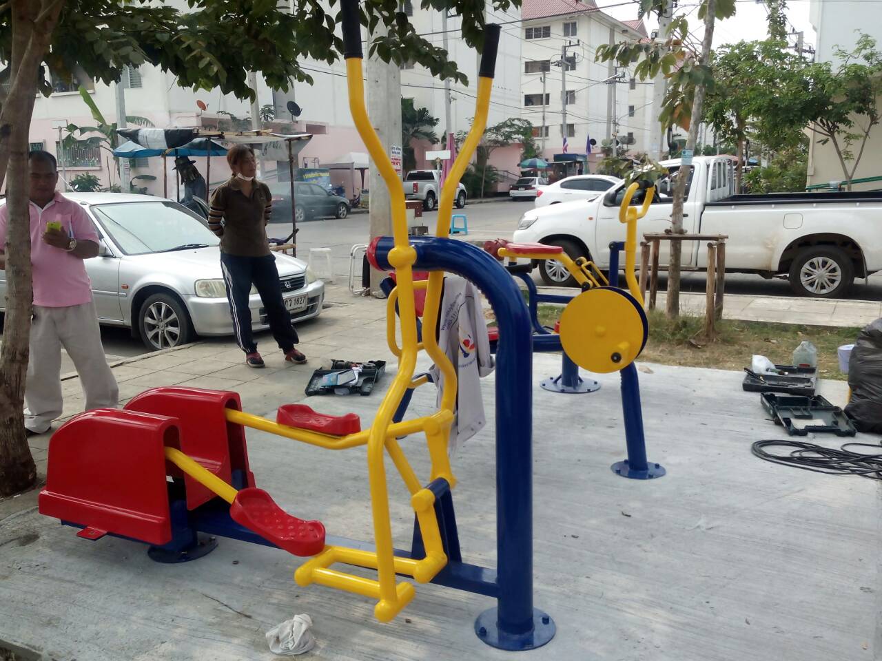 เครื่องออกกำลังกายกลางแจ้งห้วยขวาง