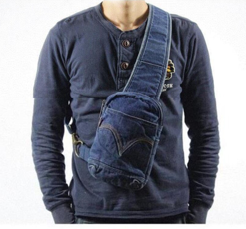 กระเป๋าคาดอก Levi's Denim Waist Bag ของใหม่ ของแท้ พร้อมส่งจากไทย กระเป๋าลีวายส์
