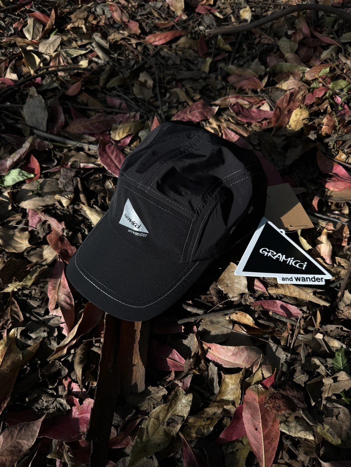 หมวก Gramicci x And Wander Patchwork Wind Cap ของใหม่ ของแท้ พร้อมส่งจากไทย หมวกกันน้ำ