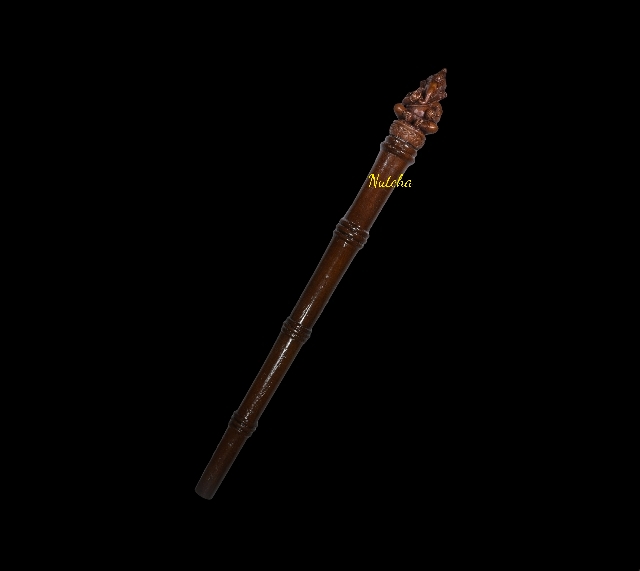 ไม้ครูพระพิฆเนศร (เสกสายหลวงพ่อฤาษีลิงดำ) วัดศาลพันท้ายนรสิงห์ (หันไม้ไปทางทิศตะวันตกเท่านั้น) ปี ๖๒