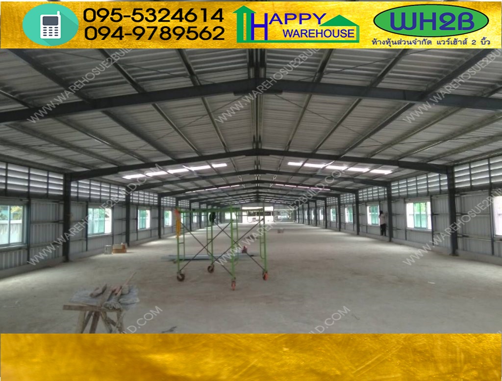 รับสร้างโกดังสำเร็จรูป กำแพงเพชร ขนาด 14x66x4 m.
