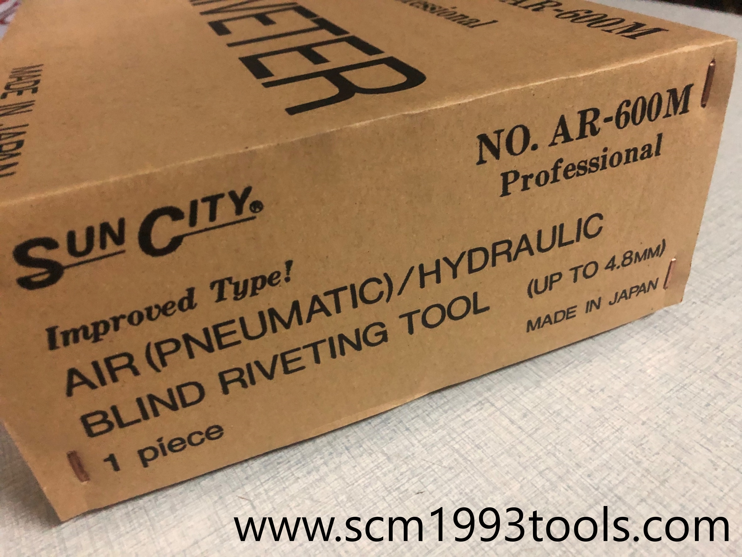 SUN CITY ซันซิตี้ เครื่องย้ำรีเวทลม ญี่ปุ่น รุ่น AR-600M AIR RIVETER