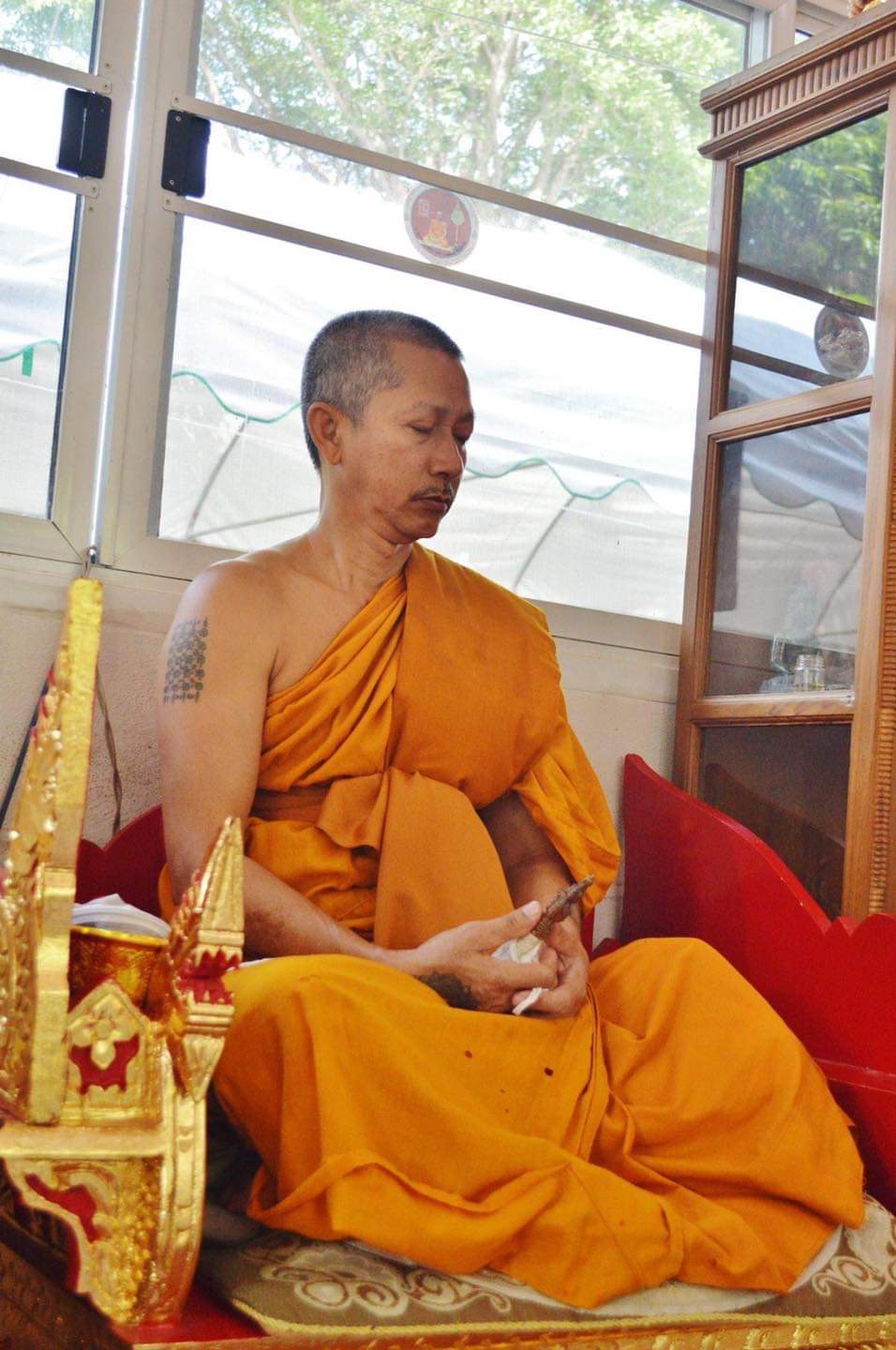 มีดดาบฟ้าฟื้น No.12 หลวงพ่อเล็กวัดท่าขนุนร่วมพุทธาภิเษก ปี 64