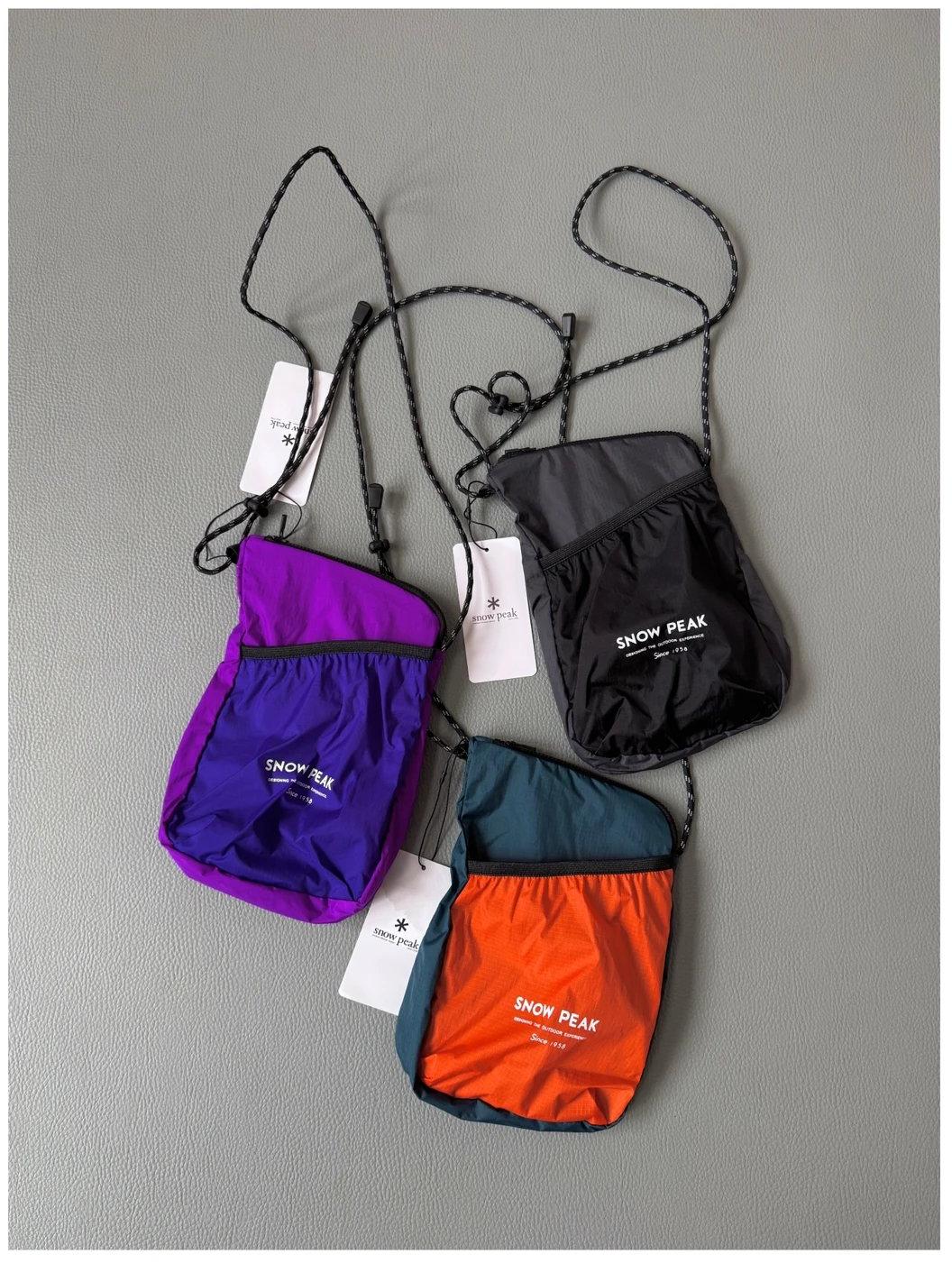 กระเป๋าสะพายข้าง Snow Peak Offset Shoulder Pouch ของใหม่ ของแท้ พร้อมส่ง