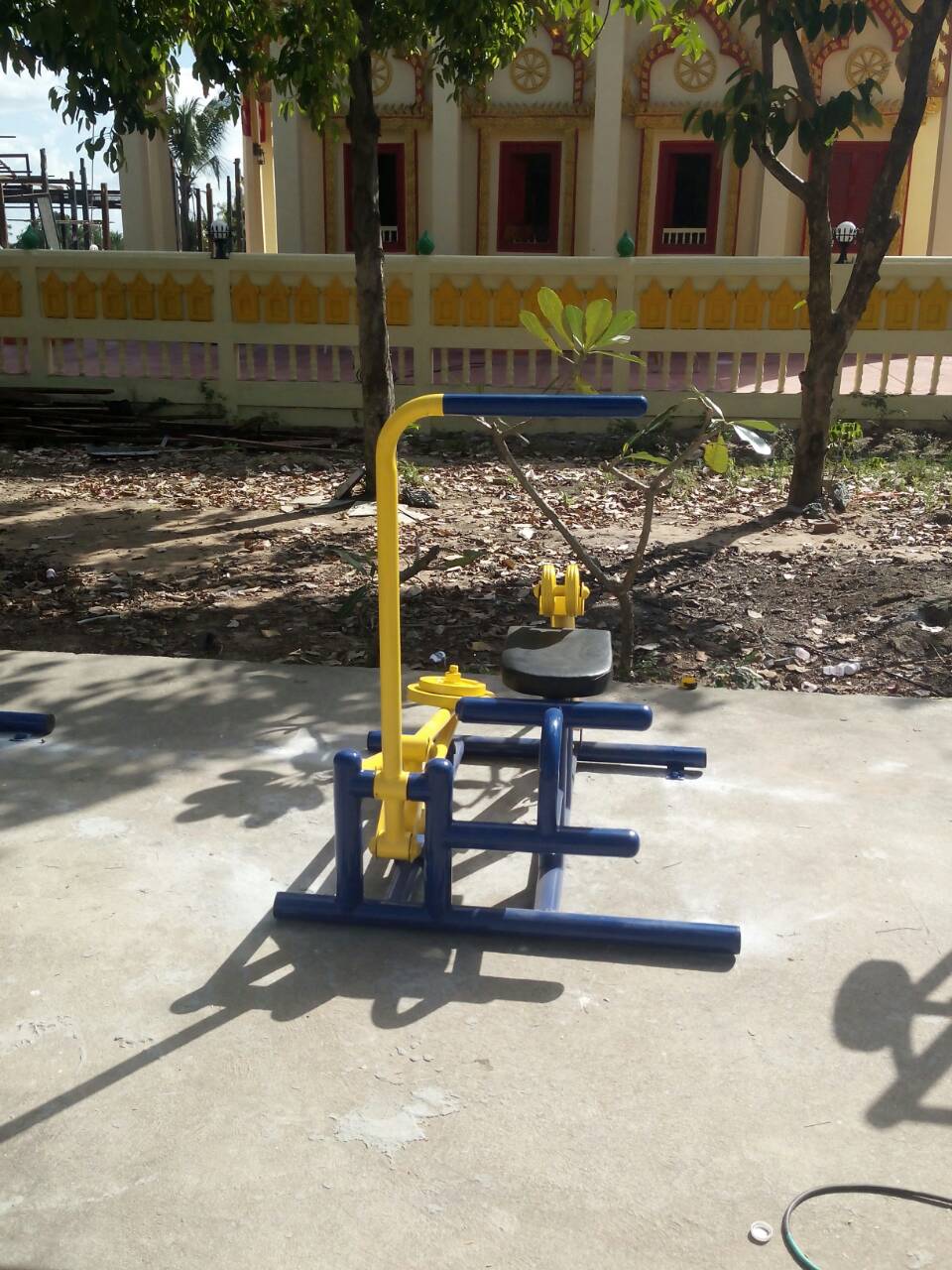 รหัส SM ผลงานติดตั้ง (สวนสาธารณะทุ่งศรีเมือง อ.เมือง จ.อุบลราชธานี) เครื่องออกกำลังกายกลางแจ้ง