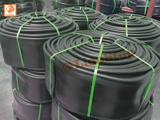 PVC วอเตอร์สต๊อป B6b 6 นิ้ว 2 ปุ่ม หนา 5 มม.(25 เมตร)