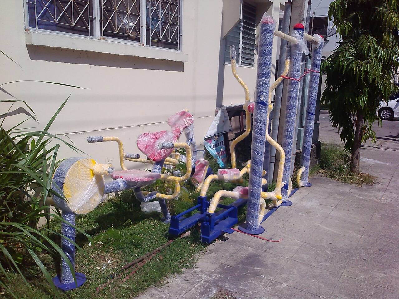 เครื่องออกกำลังกายกลางแจ้งห้วยขวาง