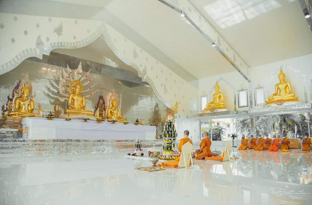 องค์ปฐมปางพระวิสุทธิเทพชุบเงิน ทอง วัดพุทธพรหมยาน ปี 64