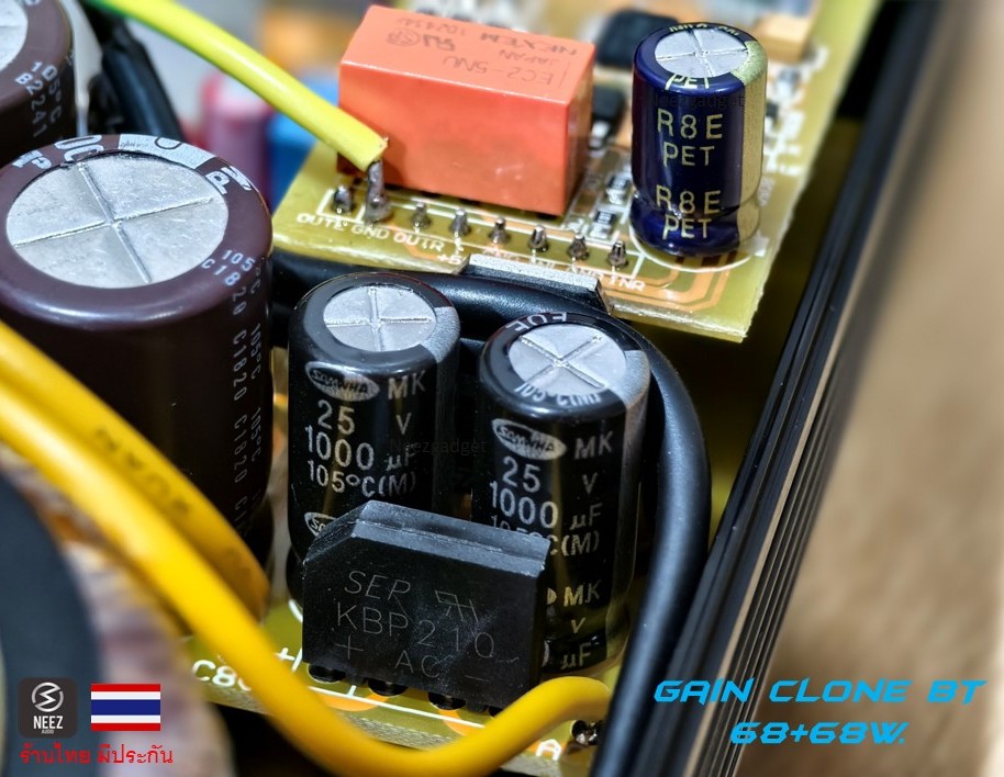 แอมป์ Gain Clone BT 2xLM3886 (Mini) "รุ่นใหม่ Bluetooth 5.1"