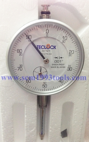 TECLOCK เทคลอค รุ่น KI-121 เกจตั้งศูนย์ ไดอัลเกจ ระบบนิ้ว DIAL GAUGE