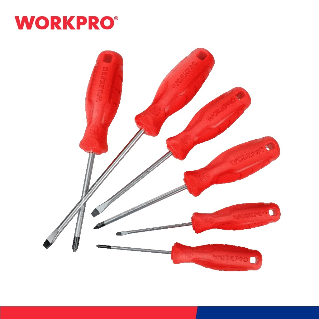 WORKPRO ชุดไขควง 6 ชิ้น CR-V รุ่น WP200501