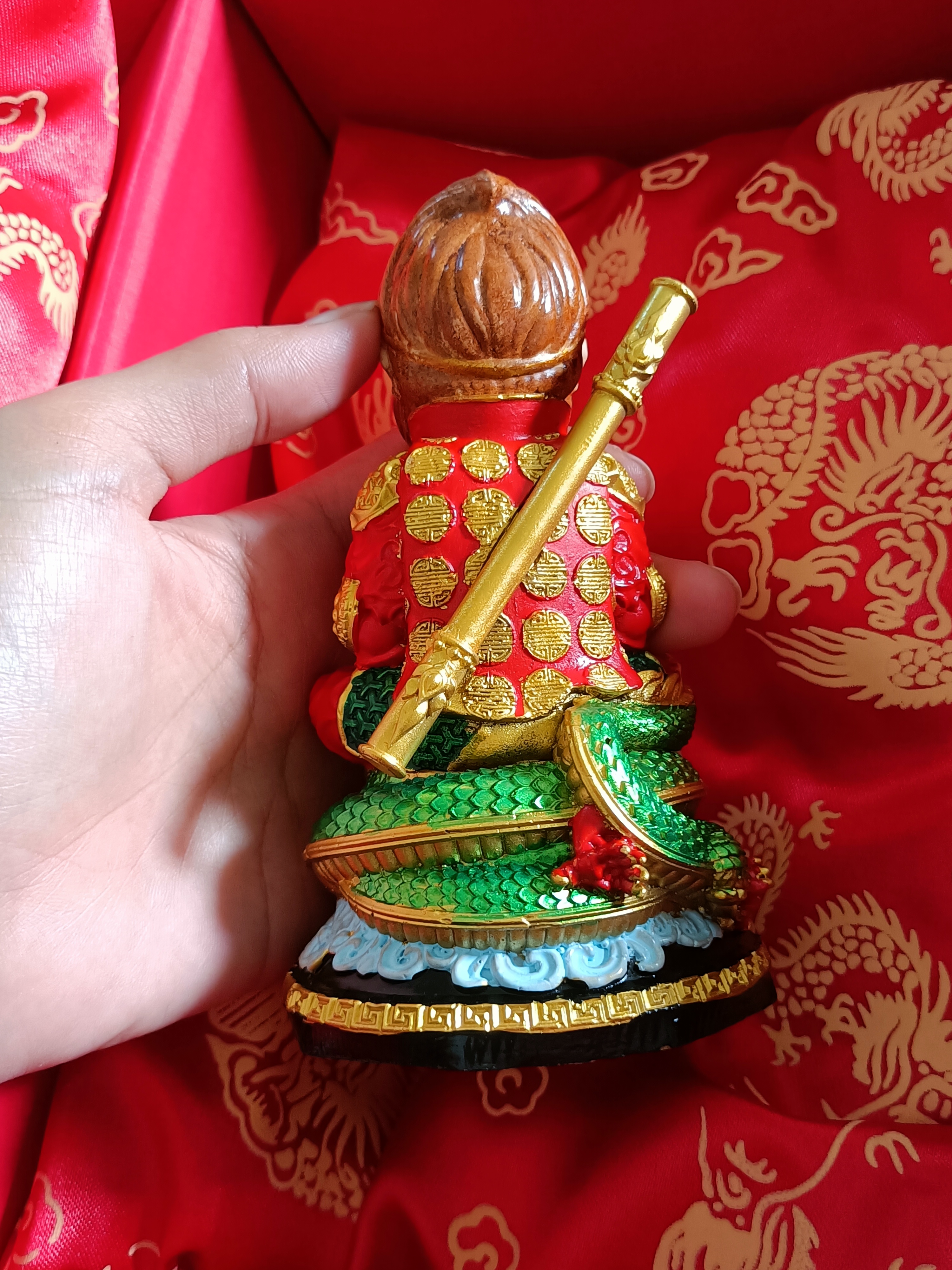 ฉีเทียนน้อย รุ่น 2 เลข 64 เข้าพิธีเสกแบบจีน วัดถ้ำเขาชะอางค์