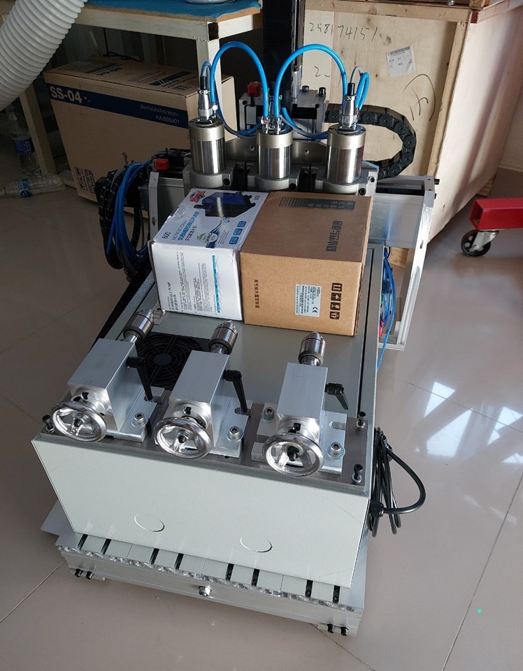 CNC4060 3Head 3Rotary