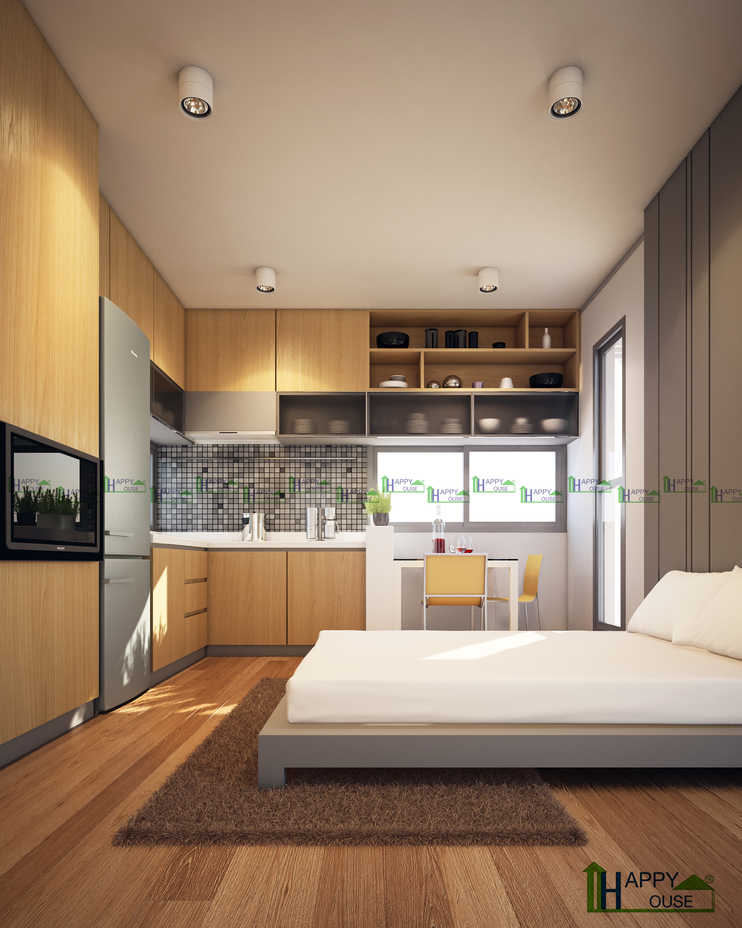 บ้านน้อคดาวน์ บ้านสำเร็จรูป สร้างออฟฟิศ ms-09