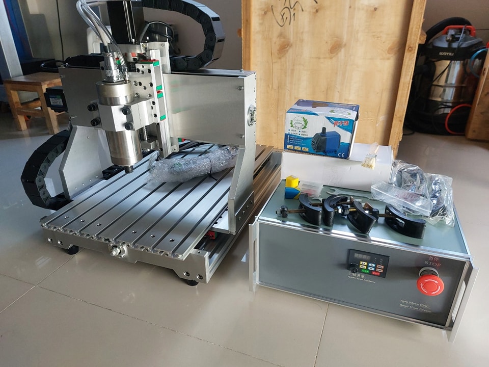 Mini CNC 3040Z12 3Axis Ball screw 1605 SP800W