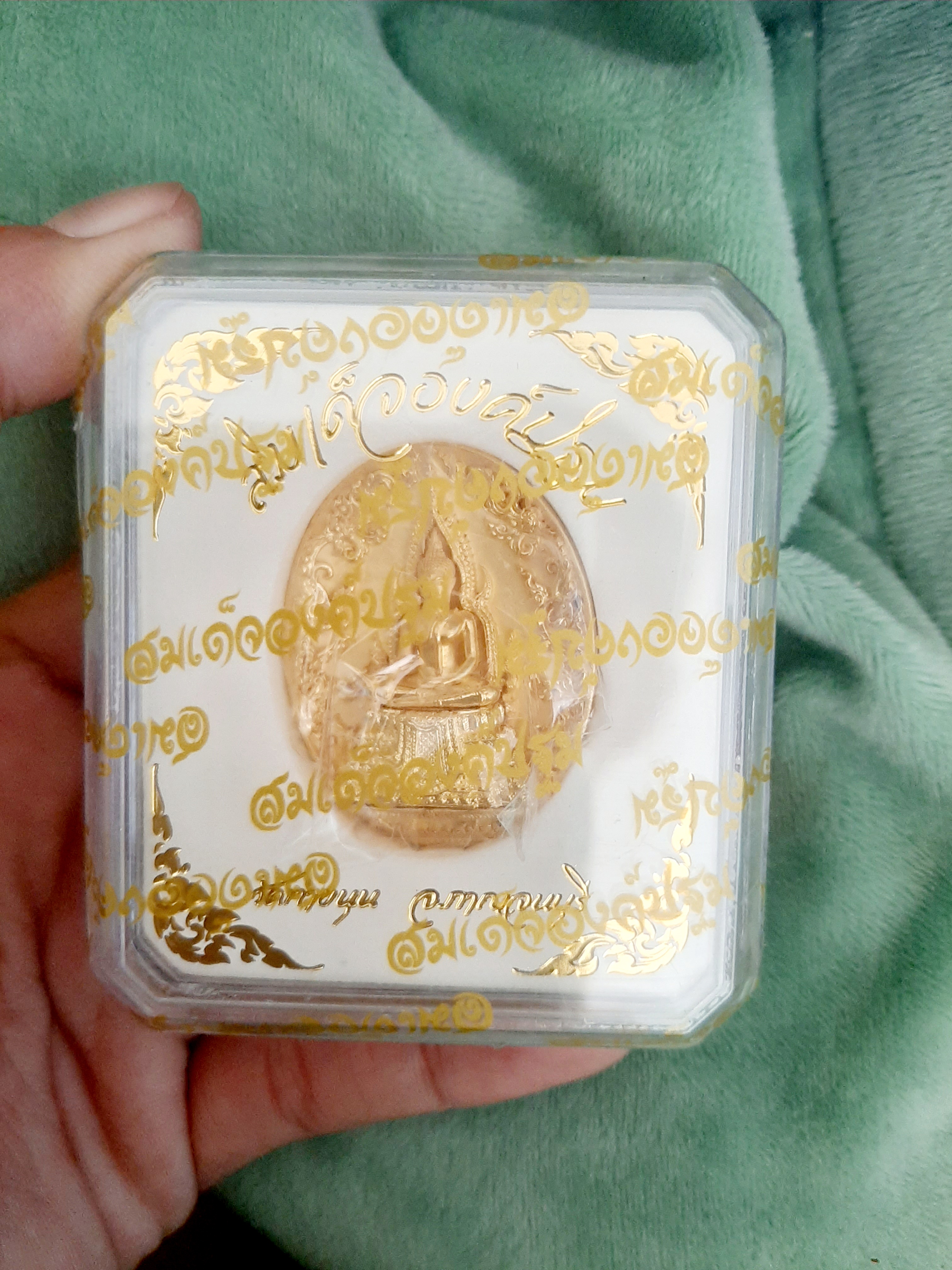 สมเด็จองค์ปฐมพุทธศิลป์ (กะไหล่ทอง) หลวงพ่อเล็ก วัดท่าขนุน