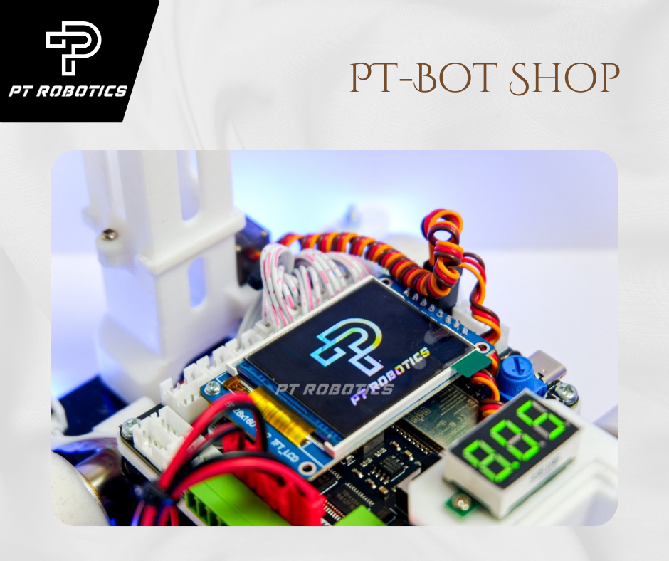 ชุดหุ่นยนต์ทำภารกิจ ระดับกลาง บอร์ดPT-BOT Atom VX