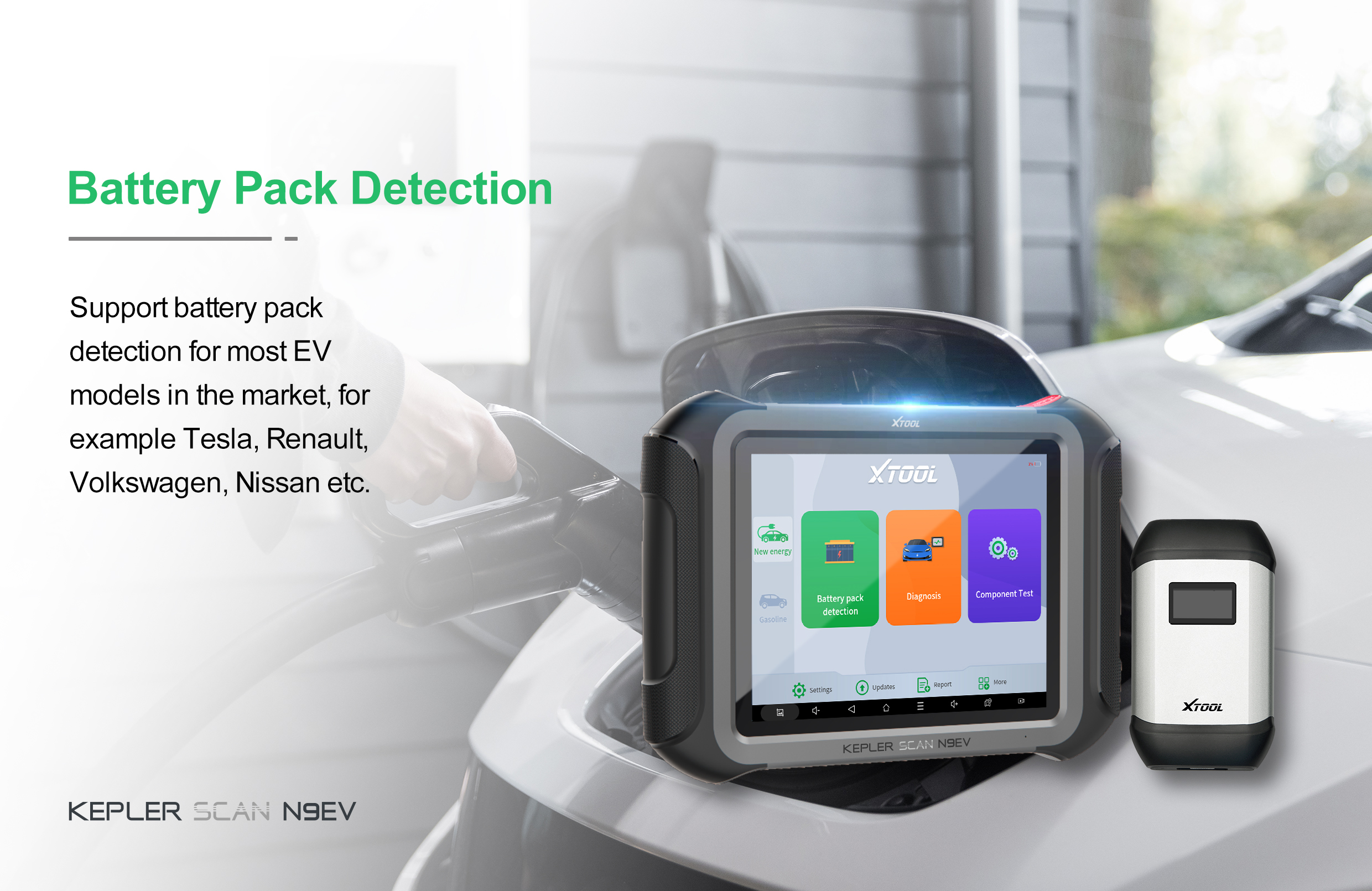 XTOOL N9EV เครื่องวินิจฉัยระบบรถยนต์ไฟฟ้าอัจฉริยะ (EV SMART DIAGNOSTIC SYSTEM)