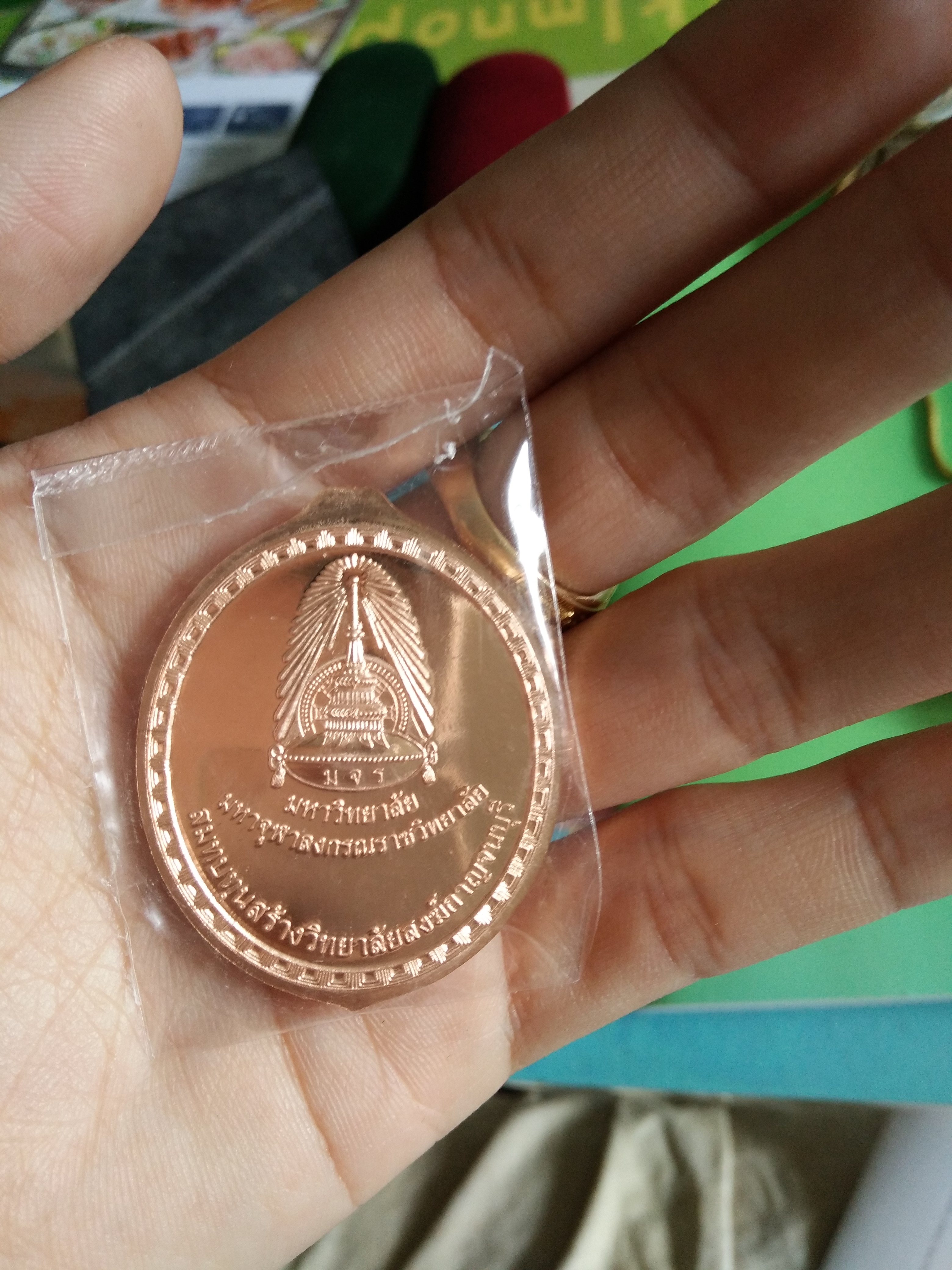 เหรียญ ร.5 วัดท่าขนุน เนื้อทองแดง