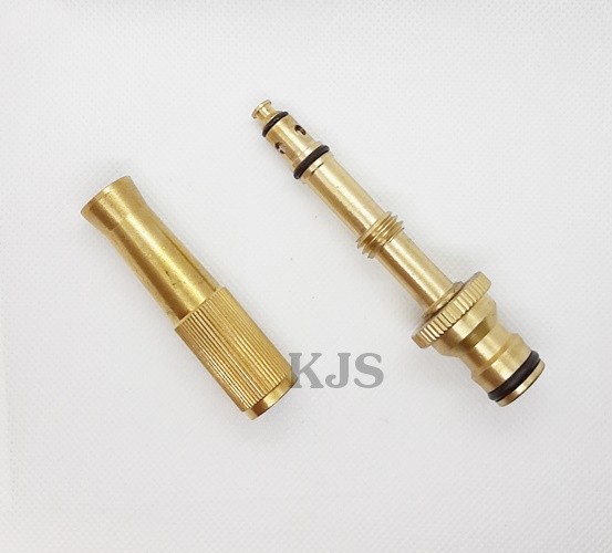 หัวฉีดน้ำ ทองเหลือง รดน้ำต้นไม้ ล้างรถ ฉีดล้างอเนกประสงค์ ปรับรูปแบบได้ ถอดล้างได้ สำหรับข้อต่อสวมเร็ว