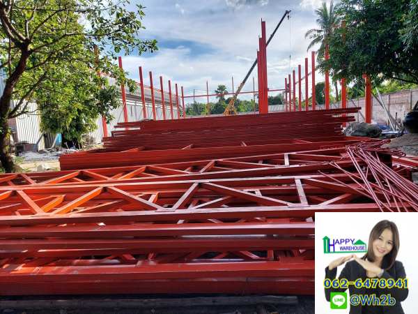 รับสร้างโกดังสำเร็จรูป ขนาด 20 x 40 x 9.00 m