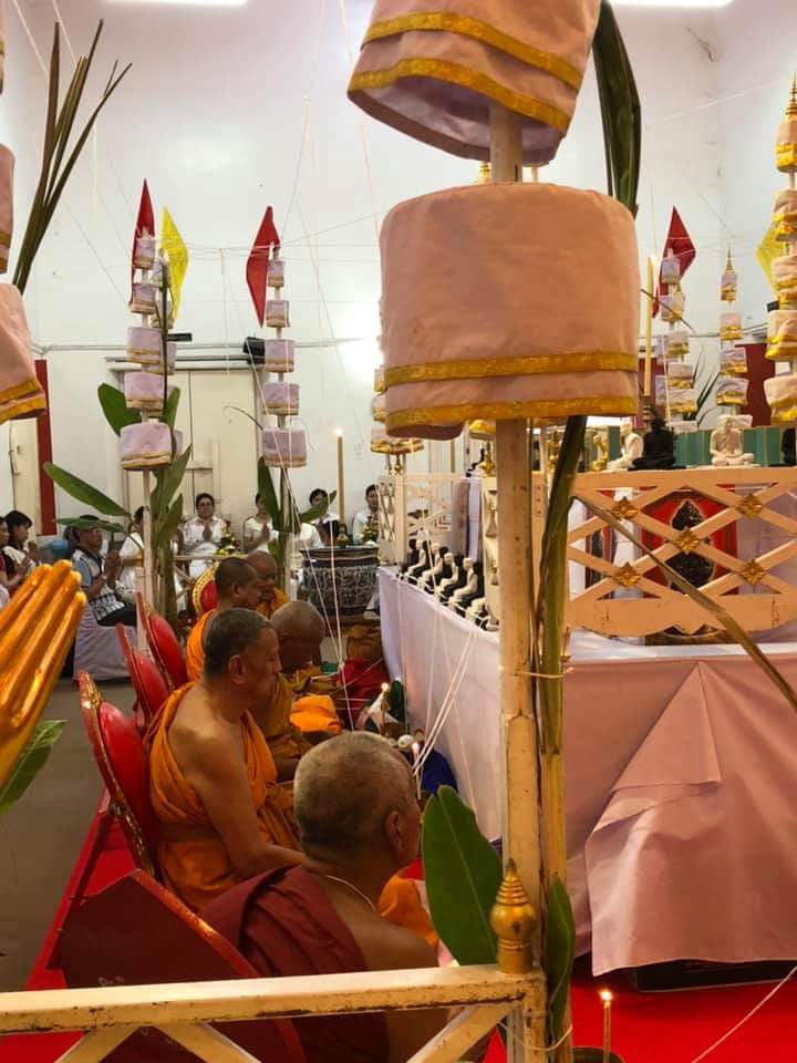 ภาพหนุมานในมณฑลพิธี จารยันต์หน้าหลังโดย ลพ.อิฏฐ์ (1ใน40) เสกยิ่งใหญ่ วัดบางกะพ้อม 28 ธ.ค.62