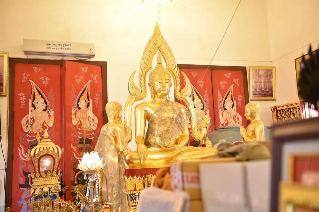 สมเด็จองค์ปฐมปางพระนิพพาน วัดท่าซุง ปี 67 (เลี่ยมกันน้ำ)