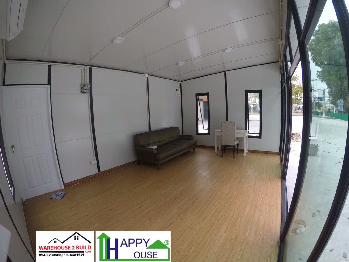 บ้านสำเร็จรูป บ้านน็อคดาวน์ สร้างออฟฟิศ happyhouse ND-09