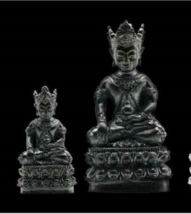 พระกริ่งทรงเครื่องจักรพรรดิชุบทอง No.170,189,193,196