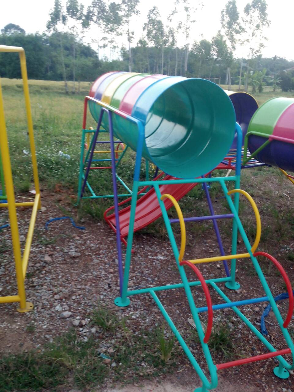 รหัส PG ผลงานติดตั้ง (อบต.โคกกรวด อ.ปากพลี จ.นครนายก) เครื่องเล่นสนามกลางแจ้งสำหรับเด็ก