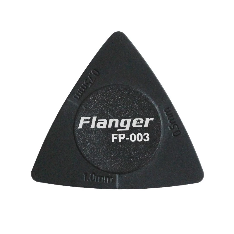 ปิ๊กกีตาร์ Flanger FP-003 ขาว สามเหลี่ยม กันลื่น ไฟฟ้า เบส คลาสสิค
