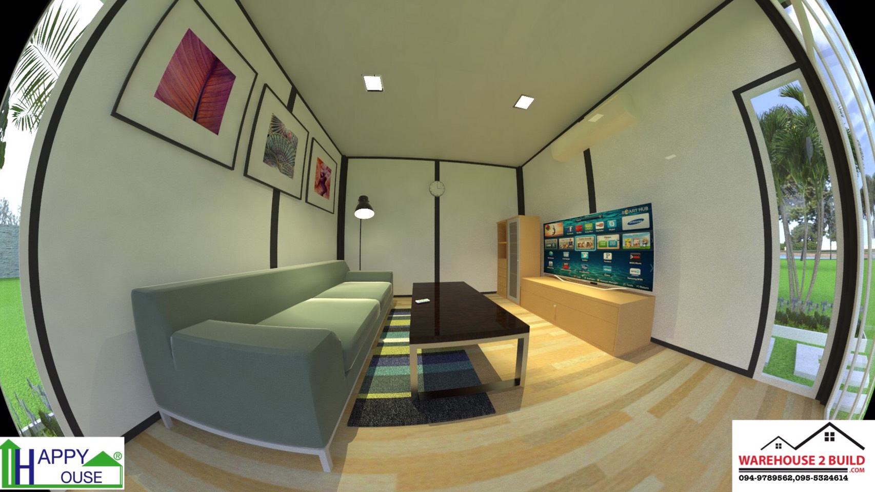 บ้านน็อคดาวน์ บ้านสำเร็จรูป สร้างออฟฟิศ ms-14