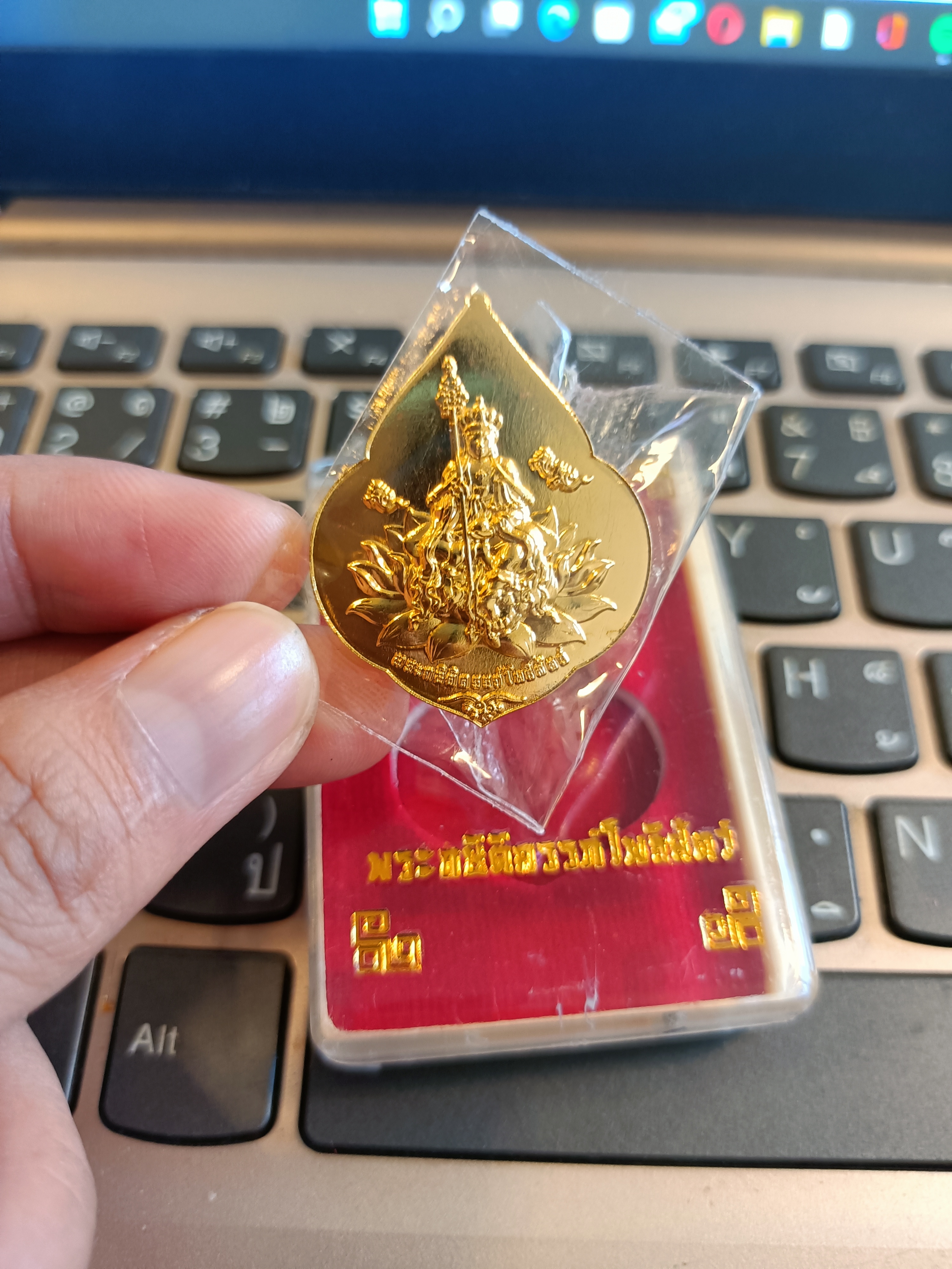 ท่านพระกษิติครรภ์ ชุบทอง พระอาจารย์บ๊ะ วัดโพธิลังการ์ ปี 65