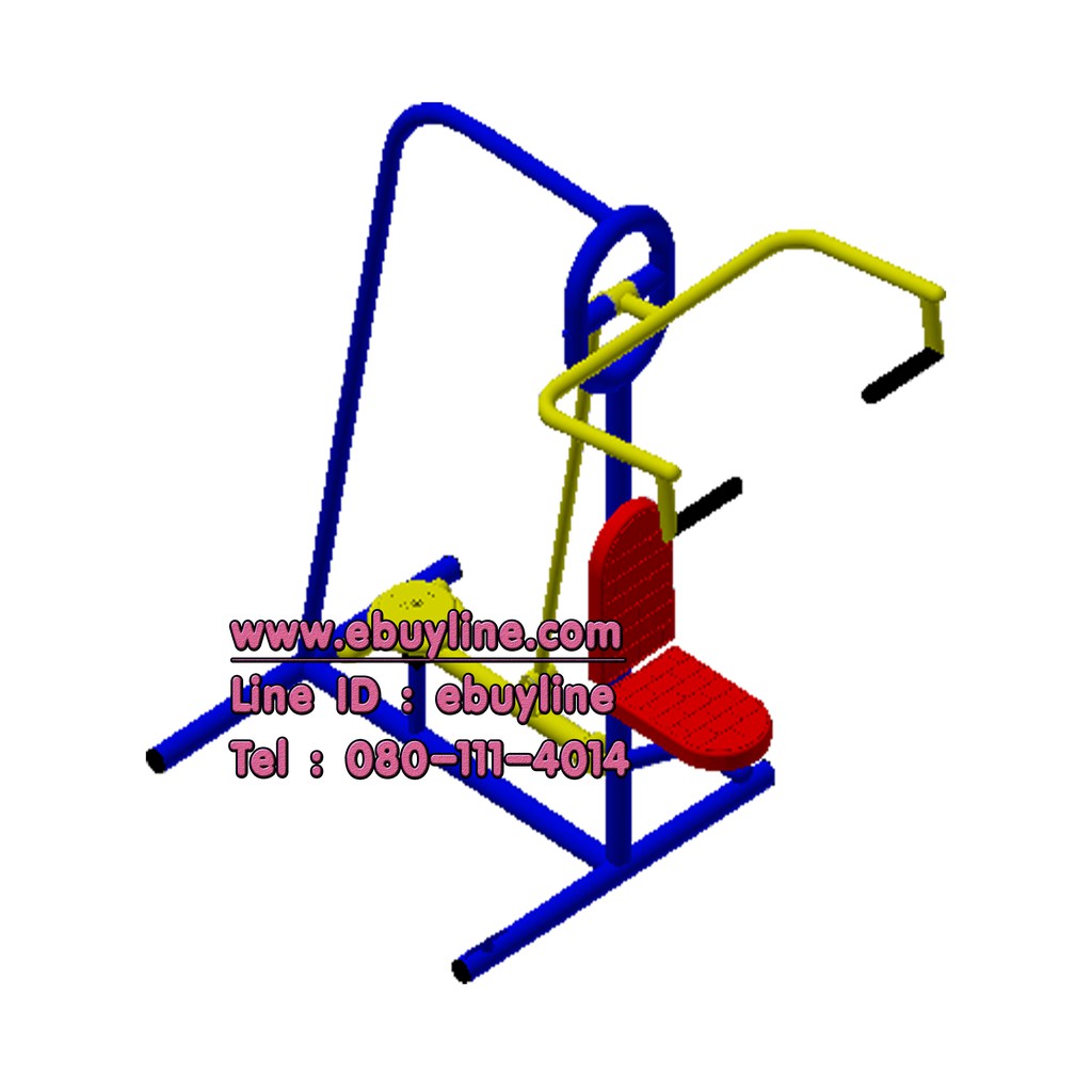 SM-01 อุปกรณ์บริหารแขน-หน้าอก-หัวไหล่ (แบบถ่าง-หุบยกตุ้มน้ำหนัก)